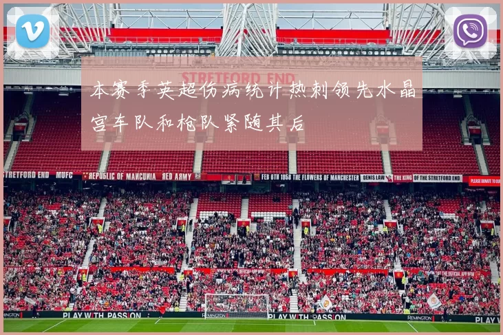 本赛季英超伤病统计热刺领先水晶宫车队和枪队紧随其后